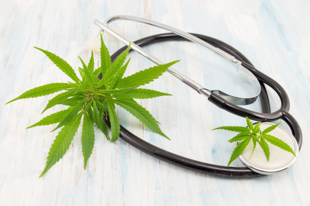 treating seizures cannabis and stethoscope